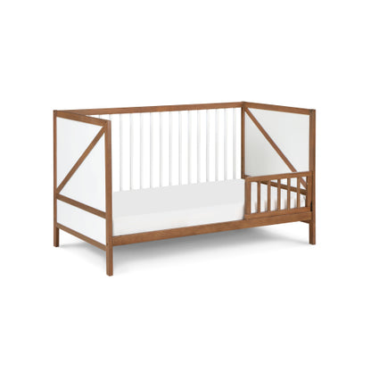 3-in-1 Crib in Walnut/White