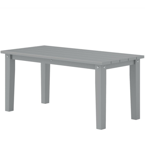 Outdoor Gray Table,Rectangle Outdoor Coffee Table