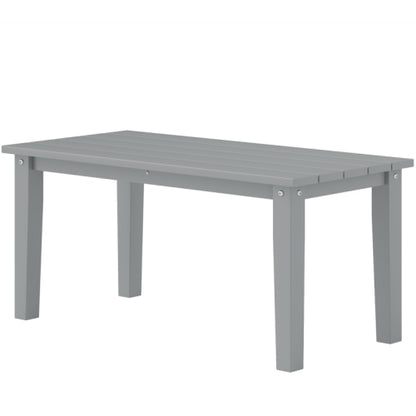 Outdoor Gray Table,Rectangle Outdoor Coffee Table