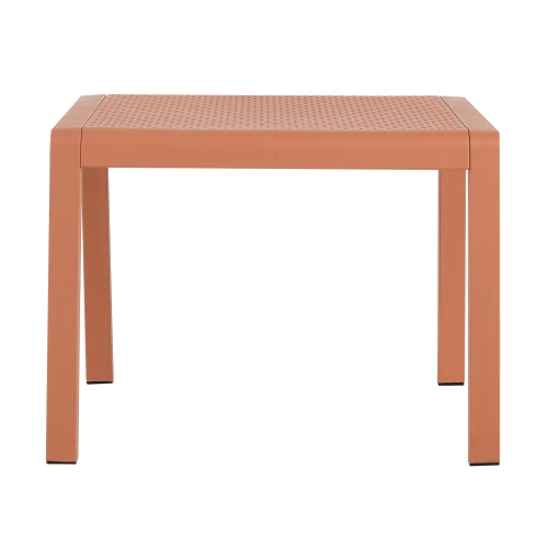 Holiday - Modern 2-Piece Accent Chair Set with Coffee Table – Apricot Brown PP & Steel Frame Sofa Set, Soft Cushioned Seating for Living Room, Lounge, Balcony (2 Chairs + 1 Table)