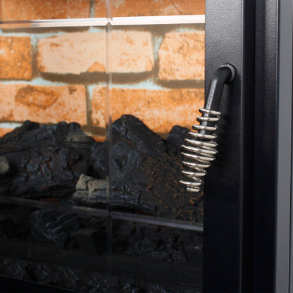 21 inchThree-sided Freestanding Electric Fireplace Stove heater with 3D Flame effect with remote control