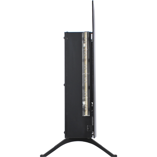 48 inch Curved Front Wall Mounted Electric Fireplace with remote and multi color flame & emberbed