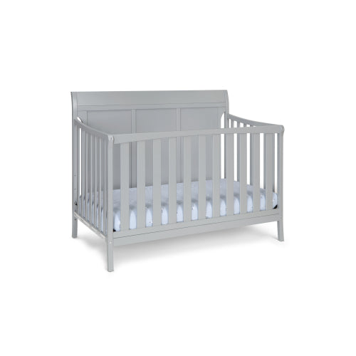4-in-1 Convertible Crib Gray