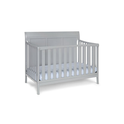 4-in-1 Convertible Crib Gray