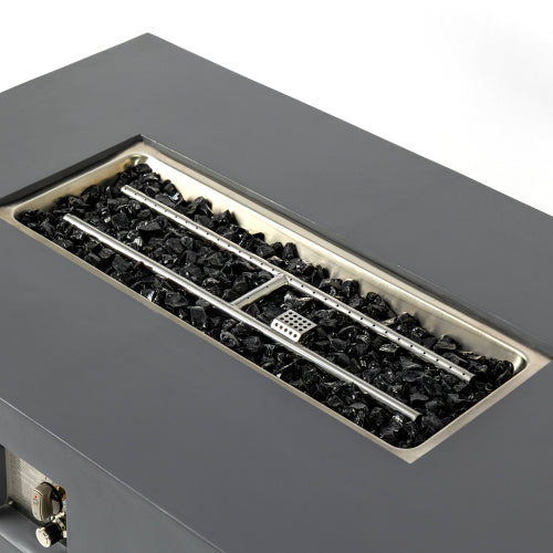 Concrete Propane/Natural Gas Fire Pit Table