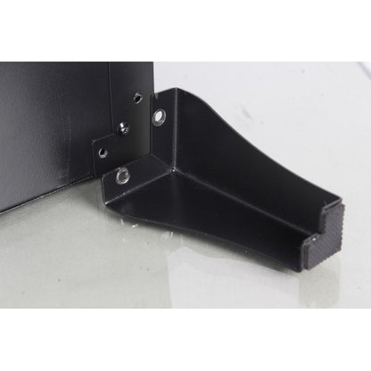 24 inch three sided glass electric fireplace with feet