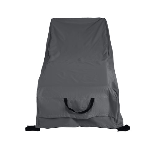 Shield Outdoor Slope Chaise Lounge Cover, Dark Gray
