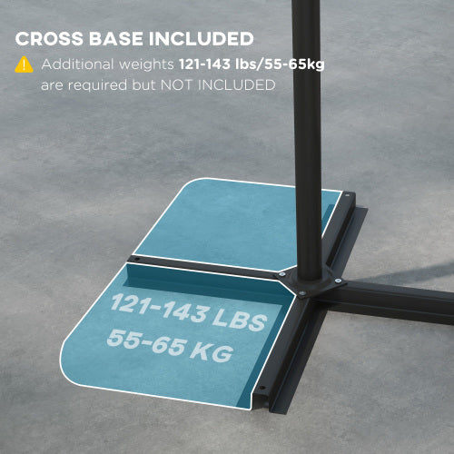 9.5FT Cantilever Patio Umbrella with Crank, Cross Base and Air Vent, Round Hanging Offset Umbrella, Heavy Duty Outdoor Umbrella for Garden, Pool, Backyard, Deck, Beige