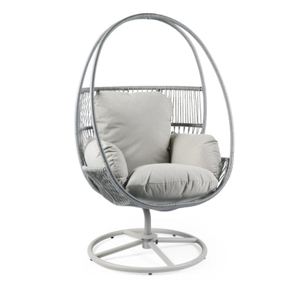 Reno Outdoor Wicker Swivel Lounge Chair