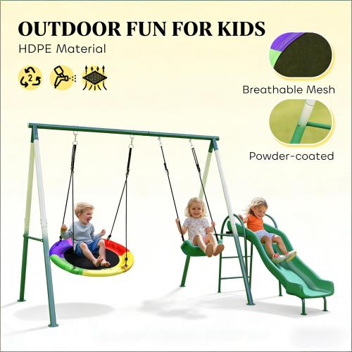 Metal Swing Set