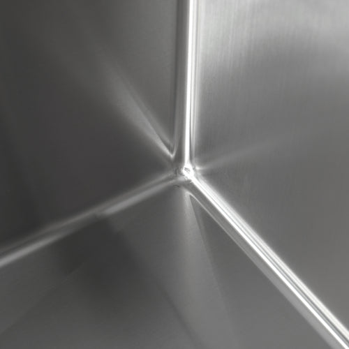 Stainless Steel Kitchen Sink, 33″x22″ Single Bowl, Overmount Handmade Sink in Brushed, with Cutting Board, Colander, Grid, LS-SSBR01