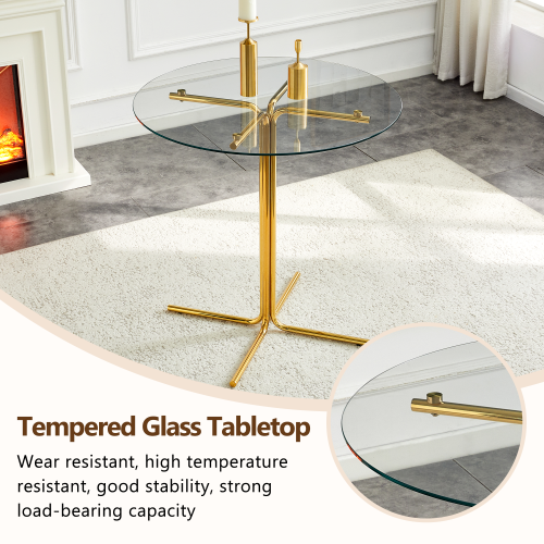 2-person glass bar table combination, 3-piece modern kitchen bar table set including 2 cotton and linen soft cushioned bar chairs, suitable for glass bar table combination in kitchen and dining rooms