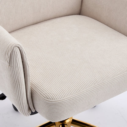 Mid-back liftable office chair, striped fabric, and ergonomically designed, is an excellent choice for working, studying or relaxing. The mid-back design provides a better sitting experience,White