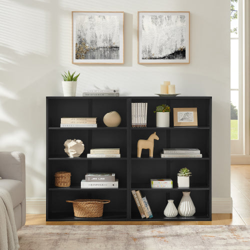 Detachable 8-Layer Adjustable CD DVD Storage Cabinet Multi-purpose Home Bookcase