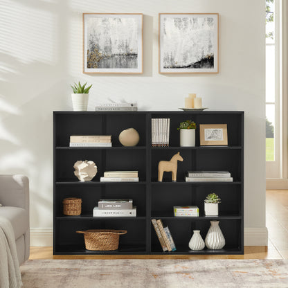 Detachable 8-Layer Adjustable CD DVD Storage Cabinet Multi-purpose Home Bookcase