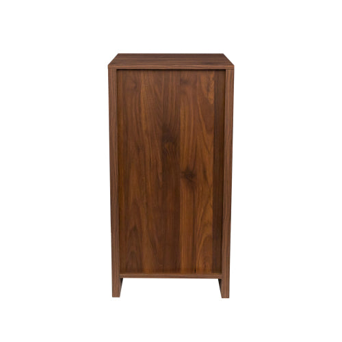 brown walnut color modular 24 wine bar cabinet Buffet Cabinet
