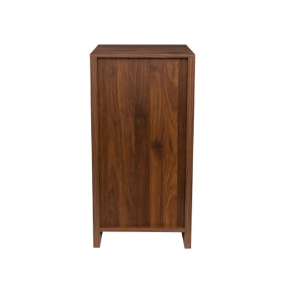brown walnut color modular 24 wine bar cabinet Buffet Cabinet