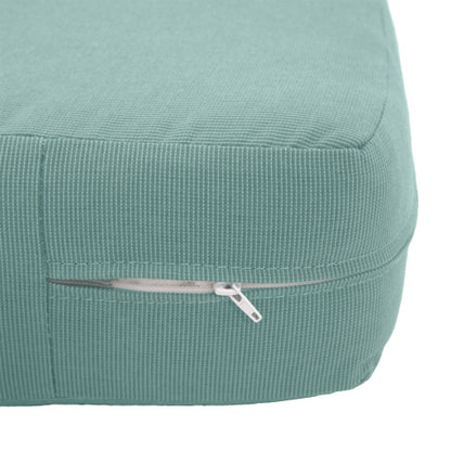 Noah Outdoor Club Chair Cushion Set, Seat Cushion and Back Cushion, Teal
