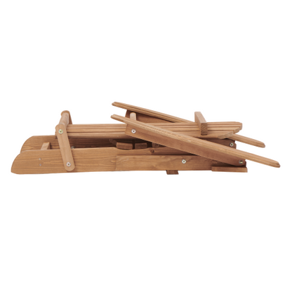 Outdoor Wooden Folding Chair Set of 2 with Pre-Assembled BackRest, Wood Patio Chair for Garden Backyard Porch Pool Deck Firepit