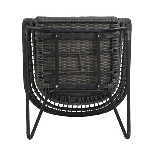 TERRY CHAIR,2PCS with 2 Cushions,Gray