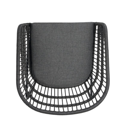 TERRY CHAIR,2PCS with 2 Cushions,Gray