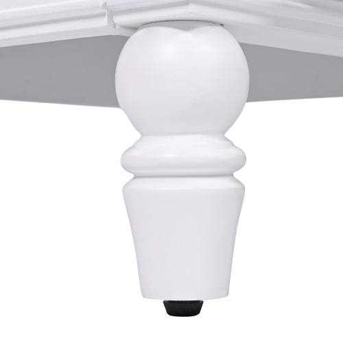 20" Bathroom Vanity with Sink, Bathroom Cabinet with Two Doors, Magnetic Door Stopper and Adiustable Foot Pads, A Drawer, White