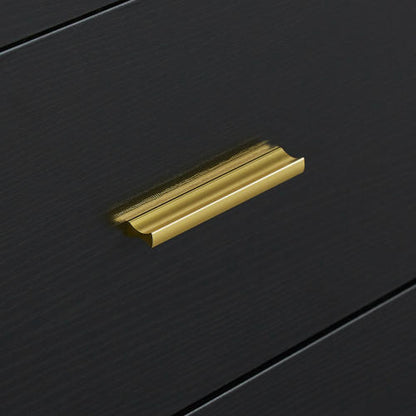 Modern Black 8-Drawer Dresser for Bedroom - Ample Storage Wide Chest of Drawers, Sturdy & Safe