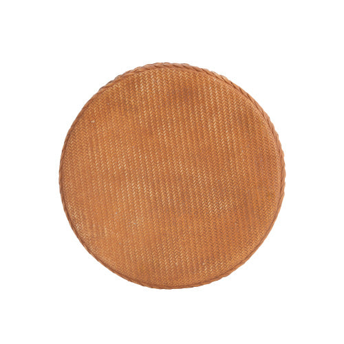 Evie Outdoor Patio Round MGO Side Table, Brown