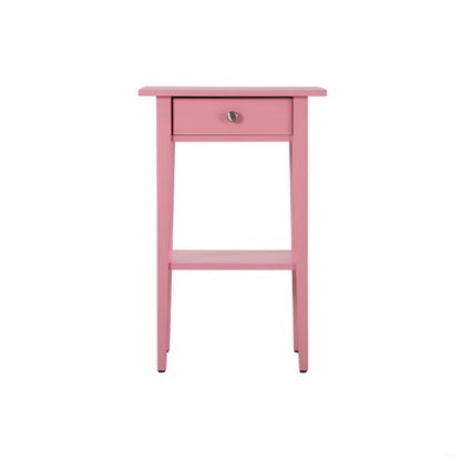 Bright Pink Contemporary Nightstand