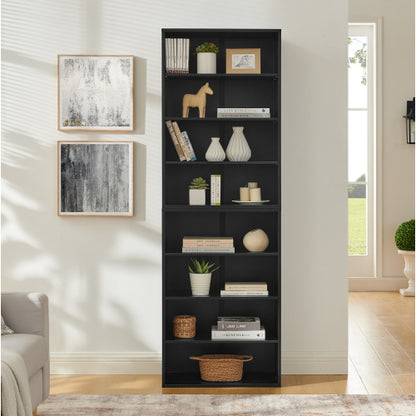 Detachable 8-Layer Adjustable CD DVD Storage Cabinet Multi-purpose Home Bookcase