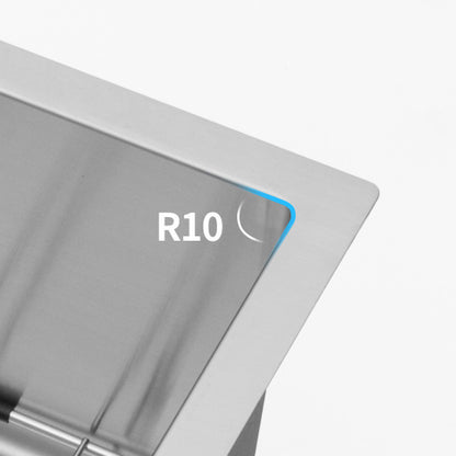 33"x21"x10"Farmhouse Apron Single Bowl Stainless Steel Kitchen Sink