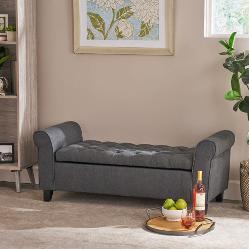 ARMED STORAGE BENCH