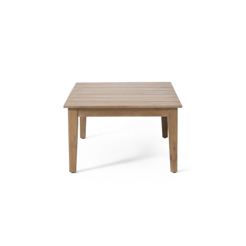 Acacia Wood Outdoor Coffee Table, Light Brown, 14'' H X 23.5'' W X 39.5'' L