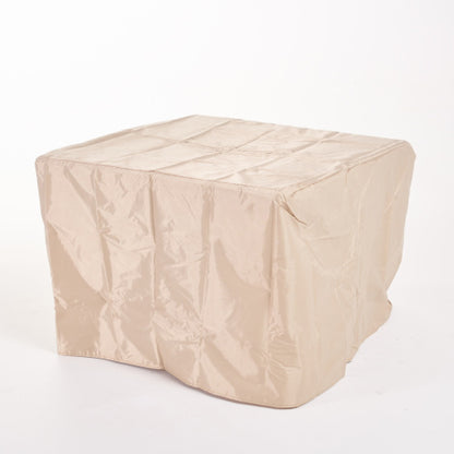 ANCHORAGE 32'' WOOD SQUARE MGO FIRE PIT GREY - 40,000 BTU