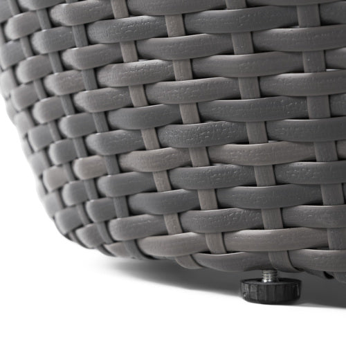 Outdoor Wicker 14.00" Patio Side Table