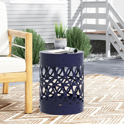 Outdoor Metal end Table -Large