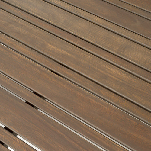 OANA RIGHT CORNER BENCH AND COFFEE TABLE, DARK GREY