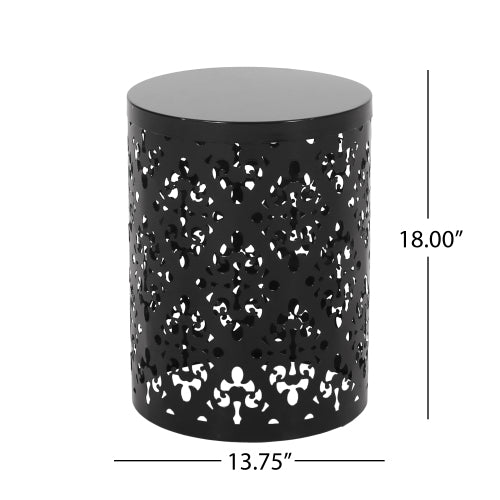 Outdoor Metal end Table -Large