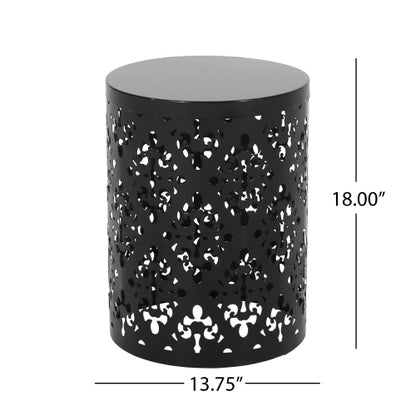 Outdoor Metal end Table -Large