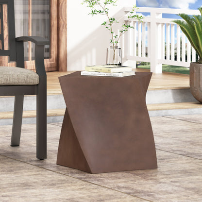 Outdoor LightWeight Concrete Side Table