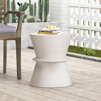 Outdoor LightWeight Concrete Side Table