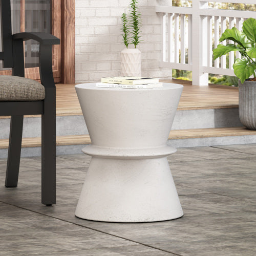 Outdoor LightWeight Concrete Side Table