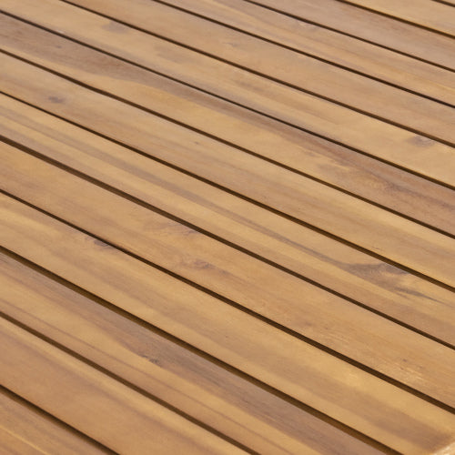 Outdoor 69" Solid Wood Dining Table