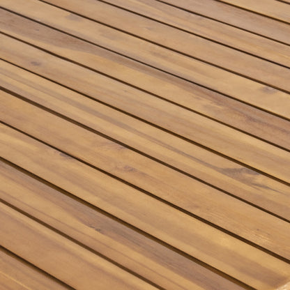 Outdoor 69" Solid Wood Dining Table