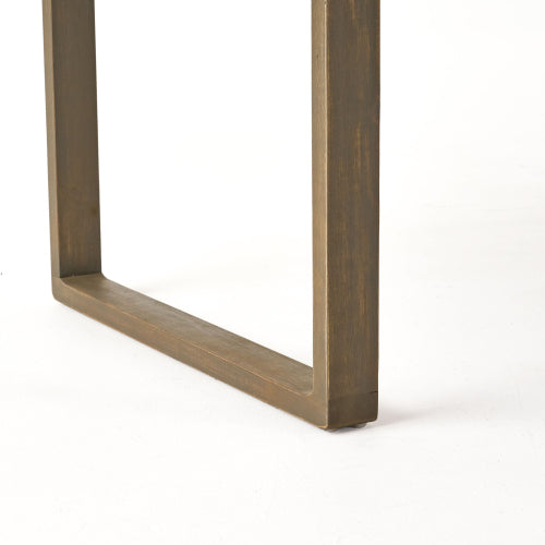 Outdoor Expandable Acacia Wood Dining Table, Gray