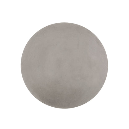 Outdoor Lightweight End Table Round Concrete Outdoor Side Table