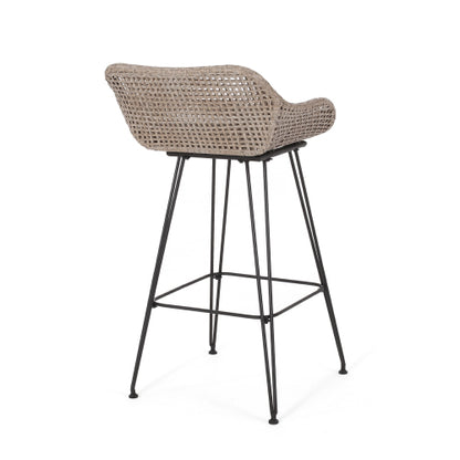 PE Rattan BAR STOOL