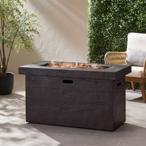 CUSTER 45'RECTANGULAR MGO FIRE PIT - 50,000 BTU