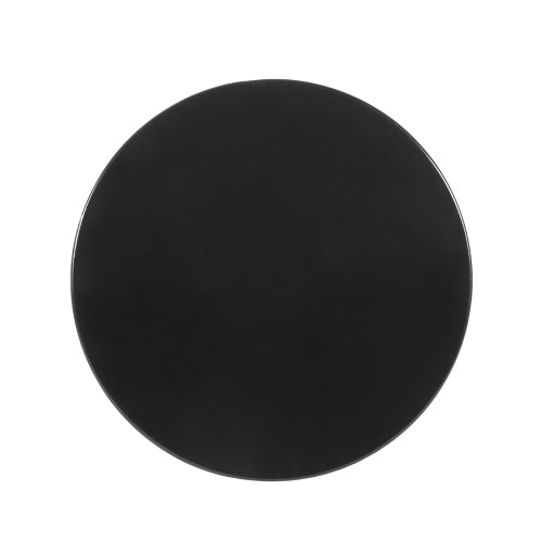 Outdoor Delight Powder-coated Iron End Table, Set of 2, Black