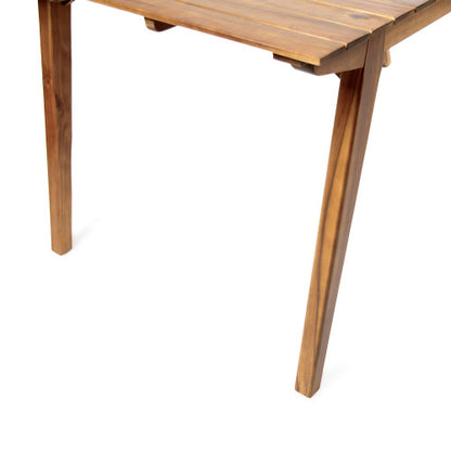 Outdoor 69" Solid Wood Dining Table
